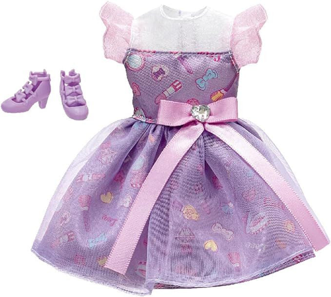 Takara Tomy Licca Doll Dress Set Cosmetic Purple (My First Dress)