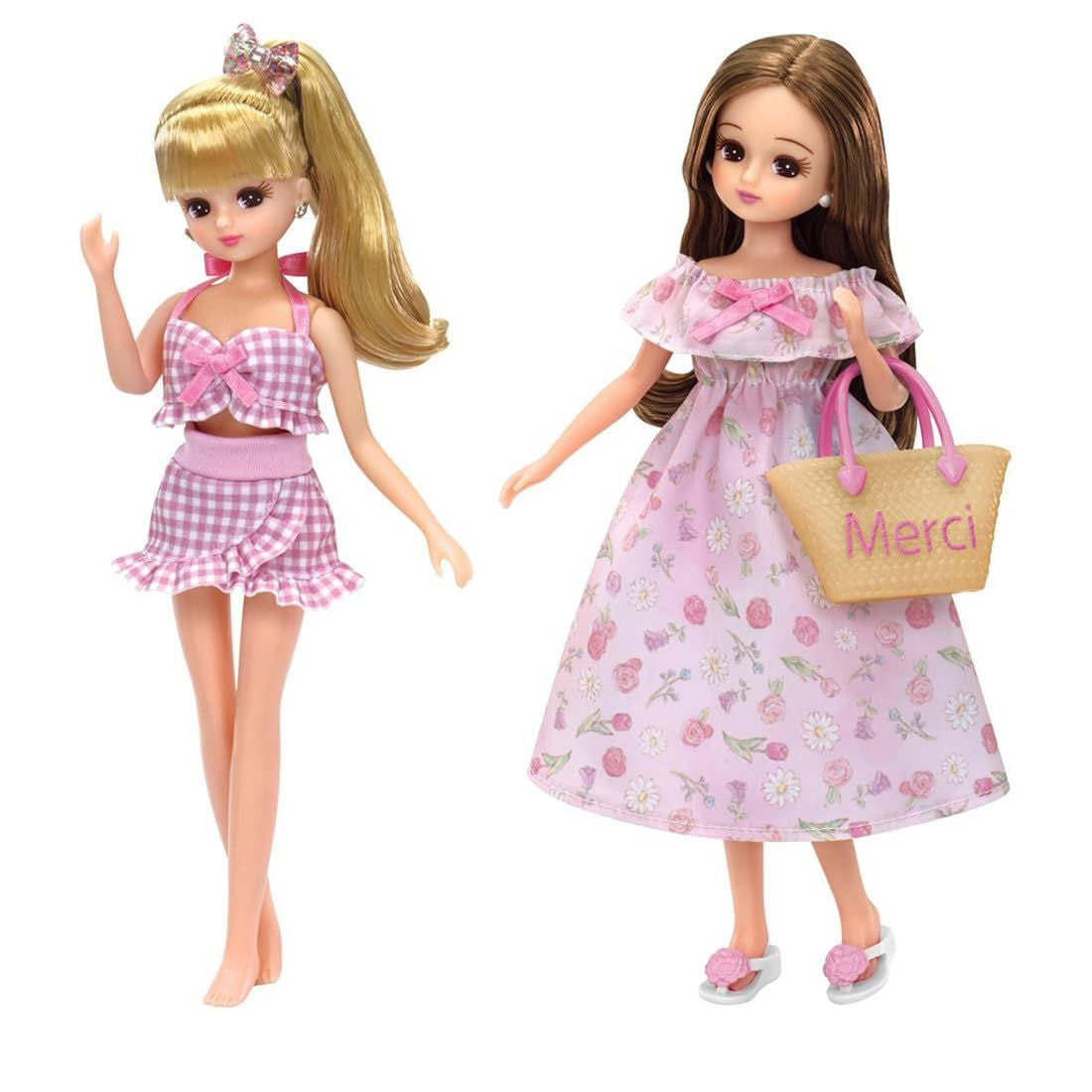 Takara Tomy Licca-chan LW-16 Swimsuit & Resort Dress Set