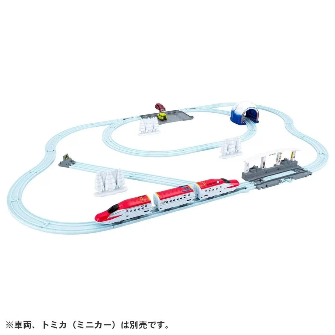 Takara Tomy Pla-Rail Landscape Color Rail Kit - Snowy Railway