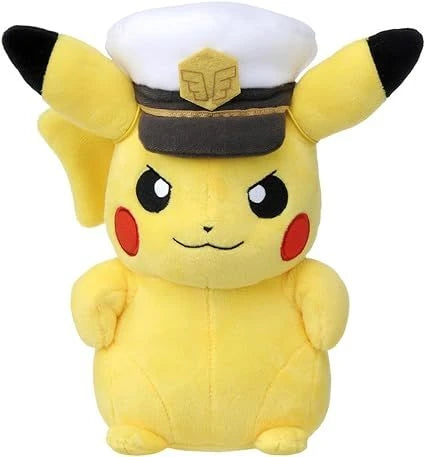  Takara Tomy Pokemon Plush Doll Captain Pikachu