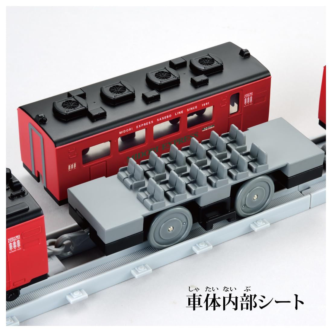 Takara Tomy 485 Series Limited Express Train JR Kyushu Midori Express (Plarail Real Class)