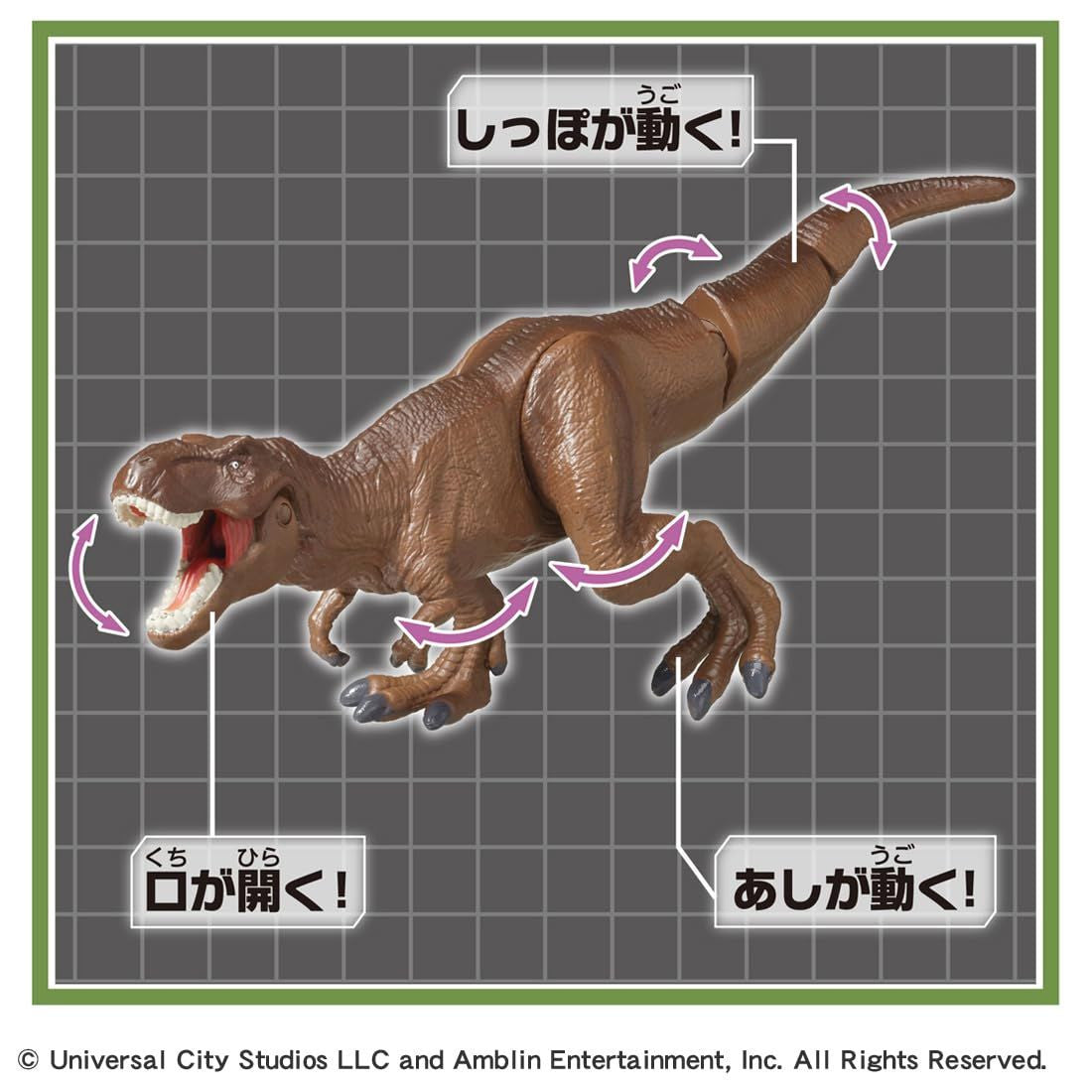 Takara Tomy Ania Jurassic World Wanugget T-Rex Animal Dinosaur