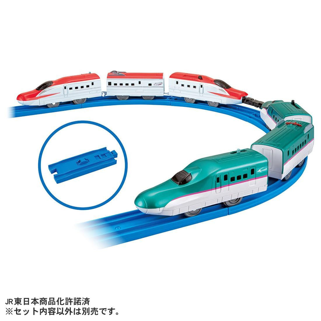Takara Tomy Plarail E5 Series And E6 Series Shinkansen Auto Rail Connection Set