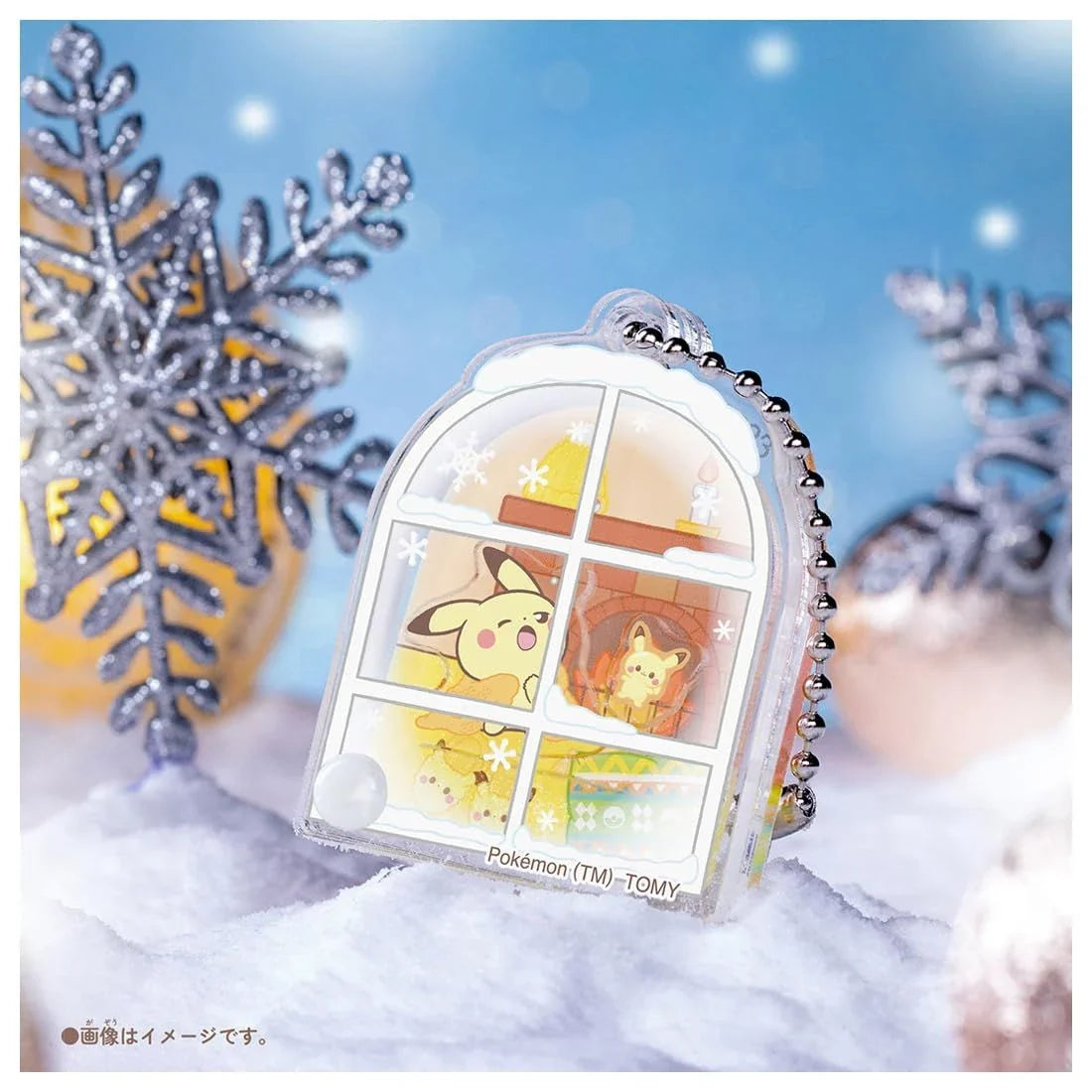 Takara Tomy Pokemon PokePeace Moving Acrylic Charm Collection Cozy Winter (8 Piece Box)