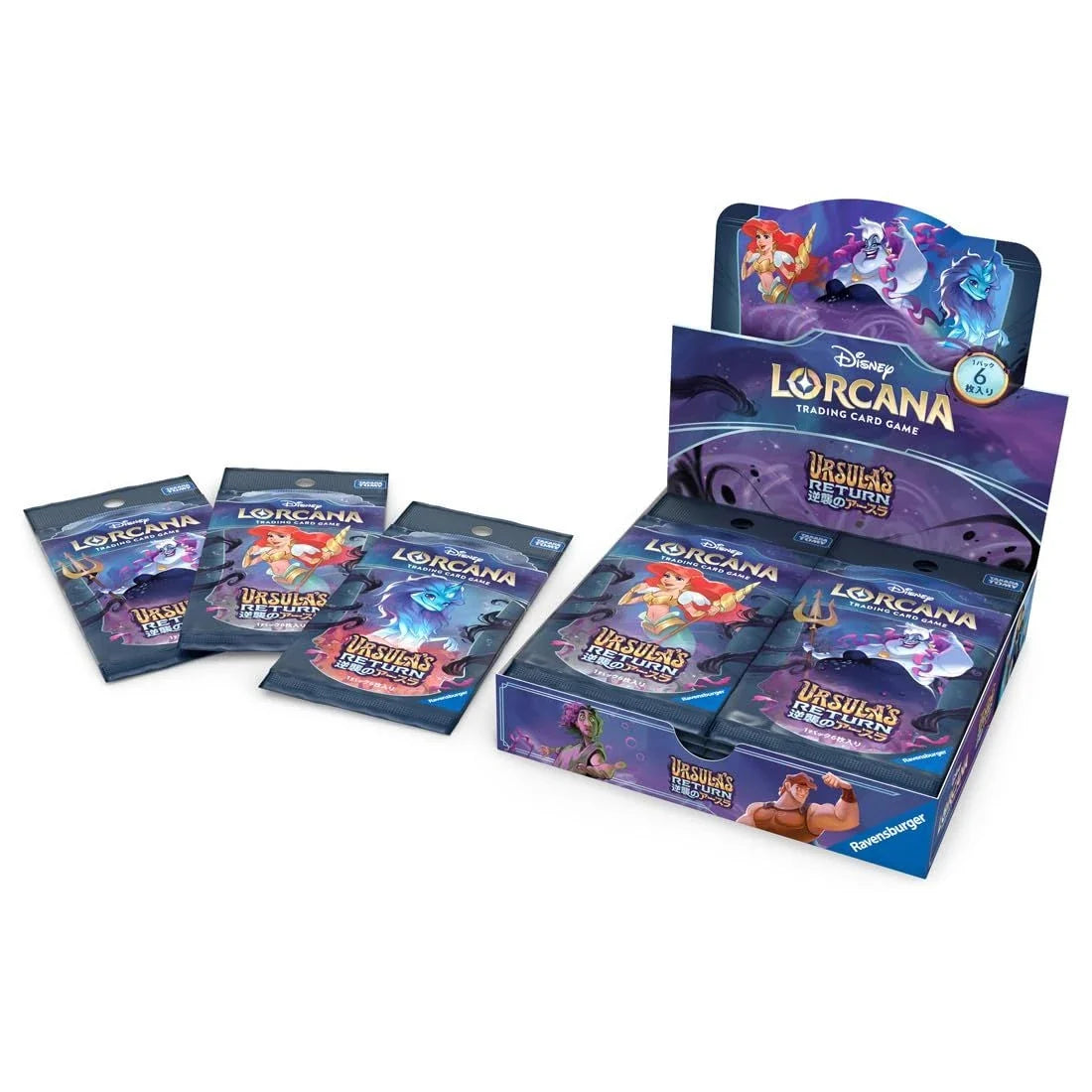 Takara Tomy Disney Lorcana TCG Japanese Version Booster Pack Ursula's Return