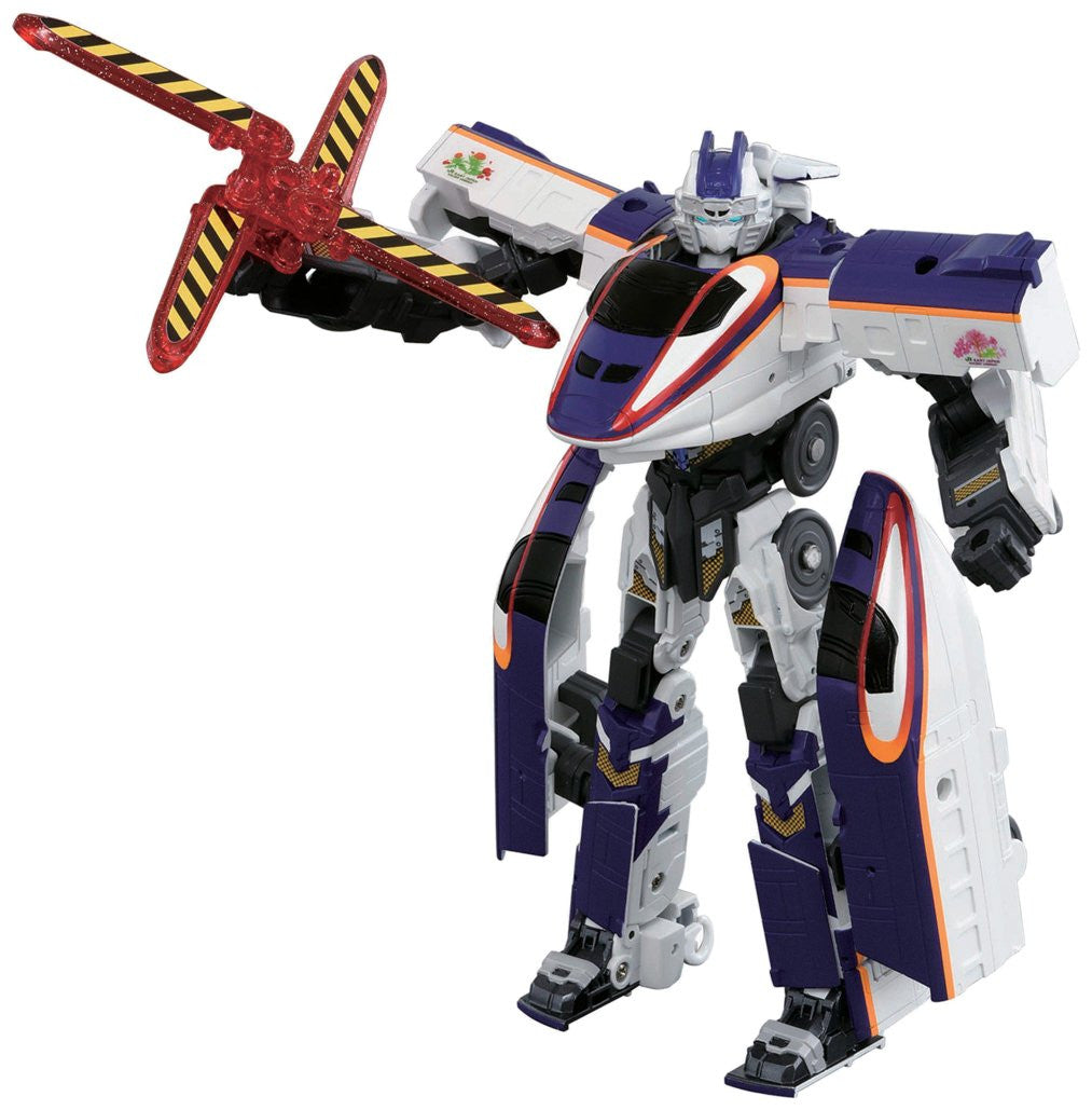 Takara Tomy Pla-Rail DXS04 Shinkansen Transformation Robot Shinkarion E3 Tsubasa (964322)