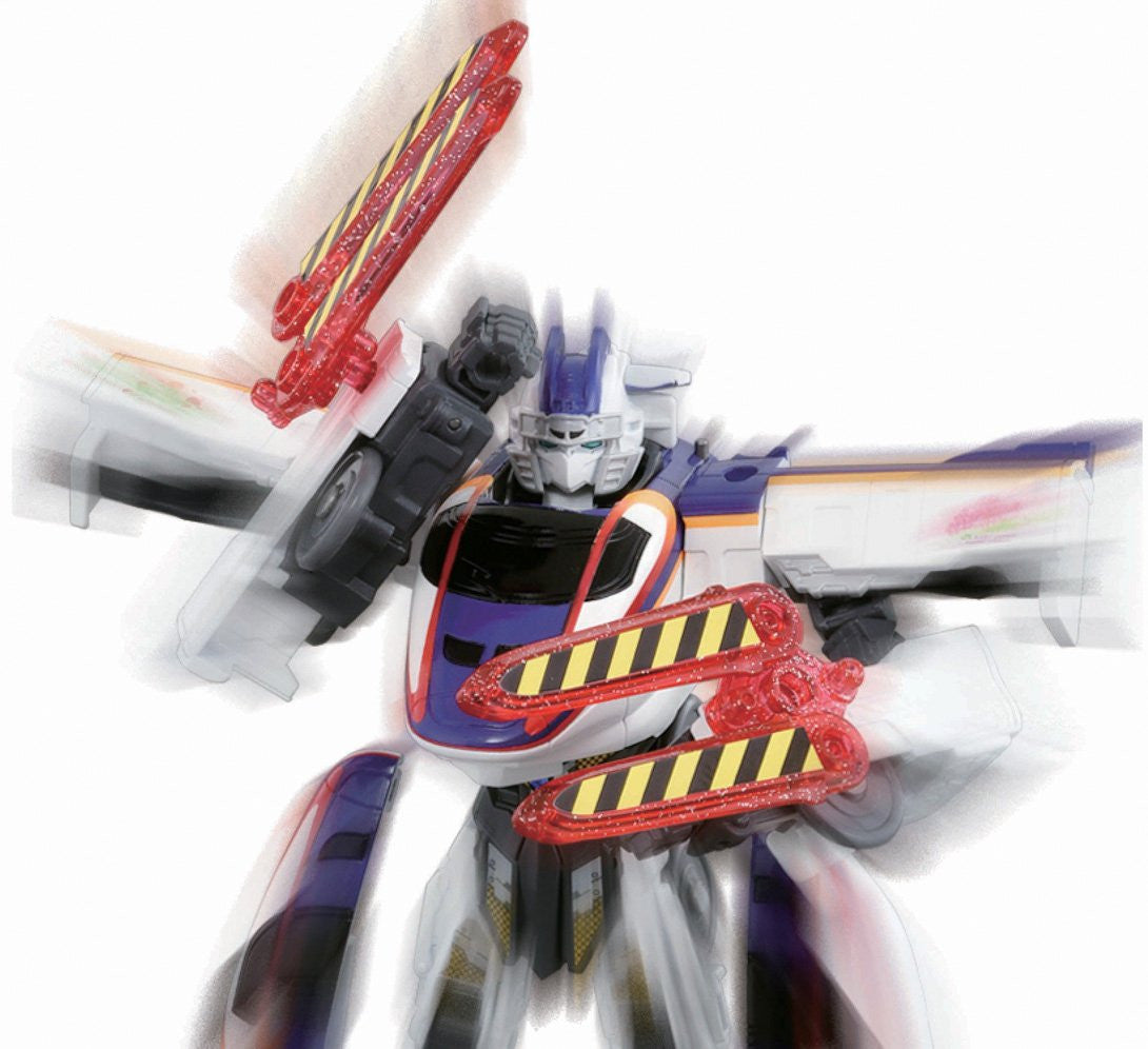 Takara Tomy Pla-Rail DXS04 Shinkansen Transformation Robot Shinkarion E3 Tsubasa (964322)