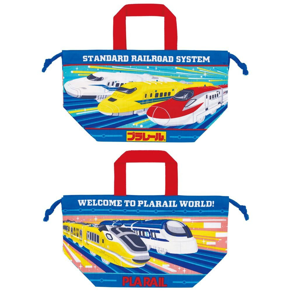 Takara Tomy Plarail 24 Lunch Drawstring Bag Bento Bag