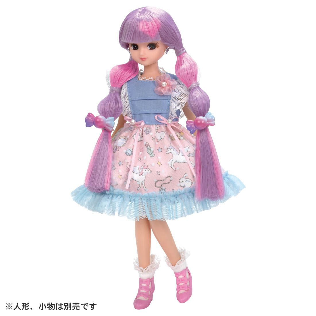 Takara Tomy Licca Doll Dream Colored Dress W/3 Sets (Rainbow Dream + Dreamy Cute Sweets + Cosmic Passion)