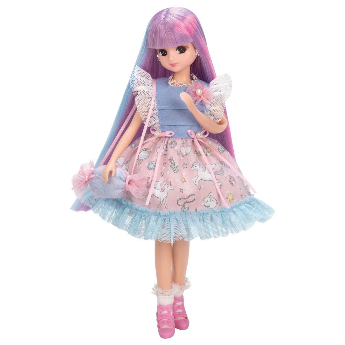 Takara Tomy Licca Doll Dream Colored Dress W/3 Sets (Rainbow Dream + Dreamy Cute Sweets + Cosmic Passion)