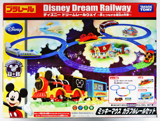  Takara Tomy Pla-Rail Plarail Disney Dream Railway Mickey Mouse Colorful Rail Set 807995