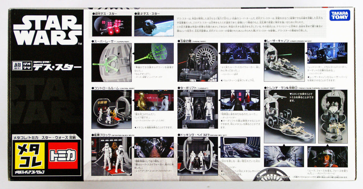 Takara Tomy Tomica Metakore Disney Star Wars Superdeformed Diorama Death Star (821434)