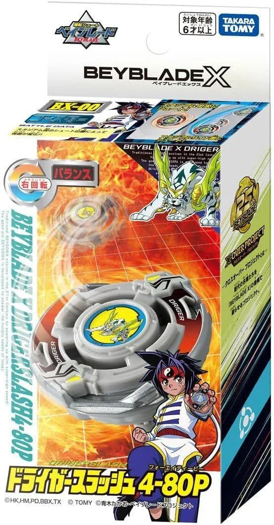 Takara Tomy Beyblade X BX-00 Booster Draiger Slash 4-80P
