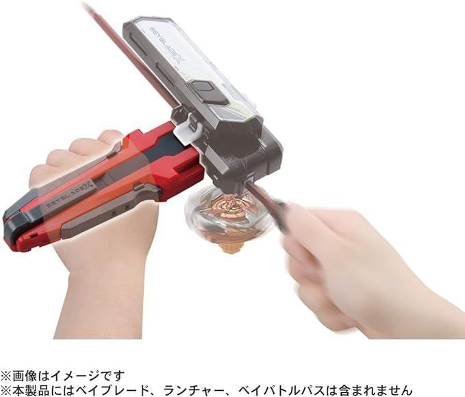Takara Tomy Beyblade X BX-30 Custom Grip Red Ver.