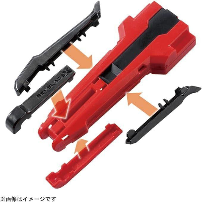 Takara Tomy Beyblade X BX-30 Custom Grip Red Ver.