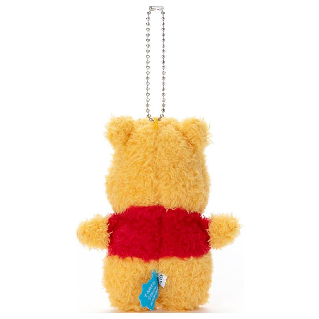 Takara Tomy Disney Characters Mofumofuta! Ball Chain Mascot Pooh Plush Toy
