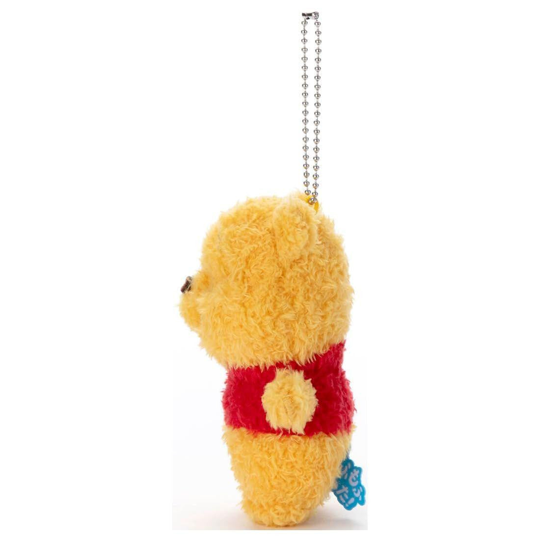Takara Tomy Disney Characters Mofumofuta! Ball Chain Mascot Pooh Plush Toy