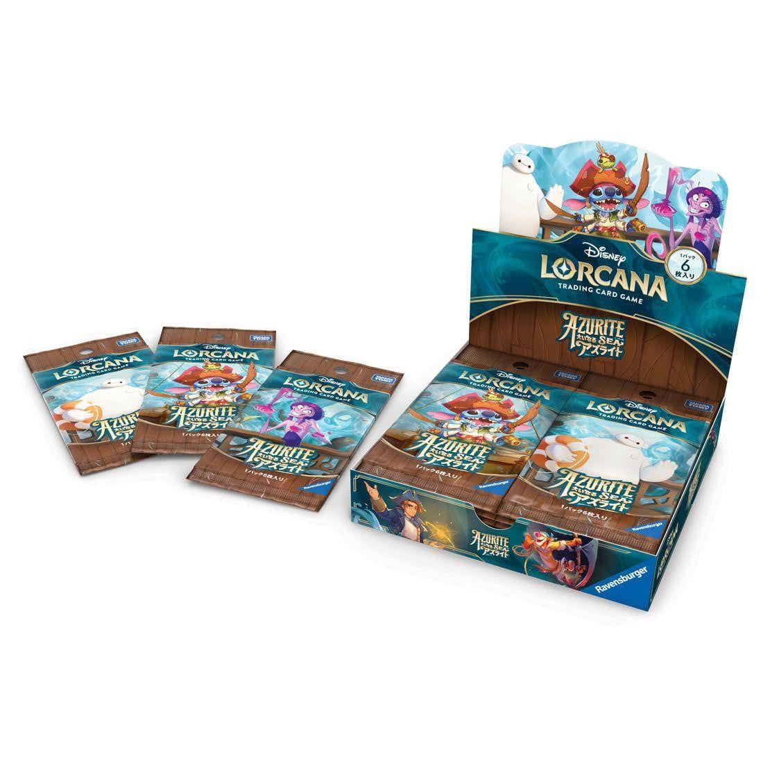 Takara Tomy Disney Lorcana TCG Japanese Edition Booster Pack Great Azurite Box