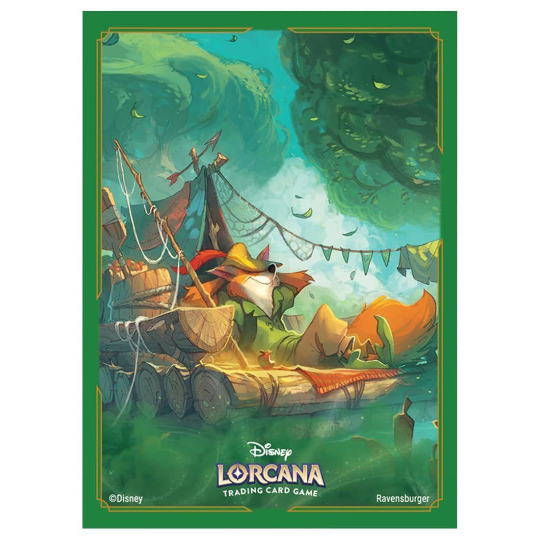 Takara Tomy Disney Lorcana TCG Japanese Edition Official Card Sleeve "Robin Hood: The Thief Of Tomorrow"