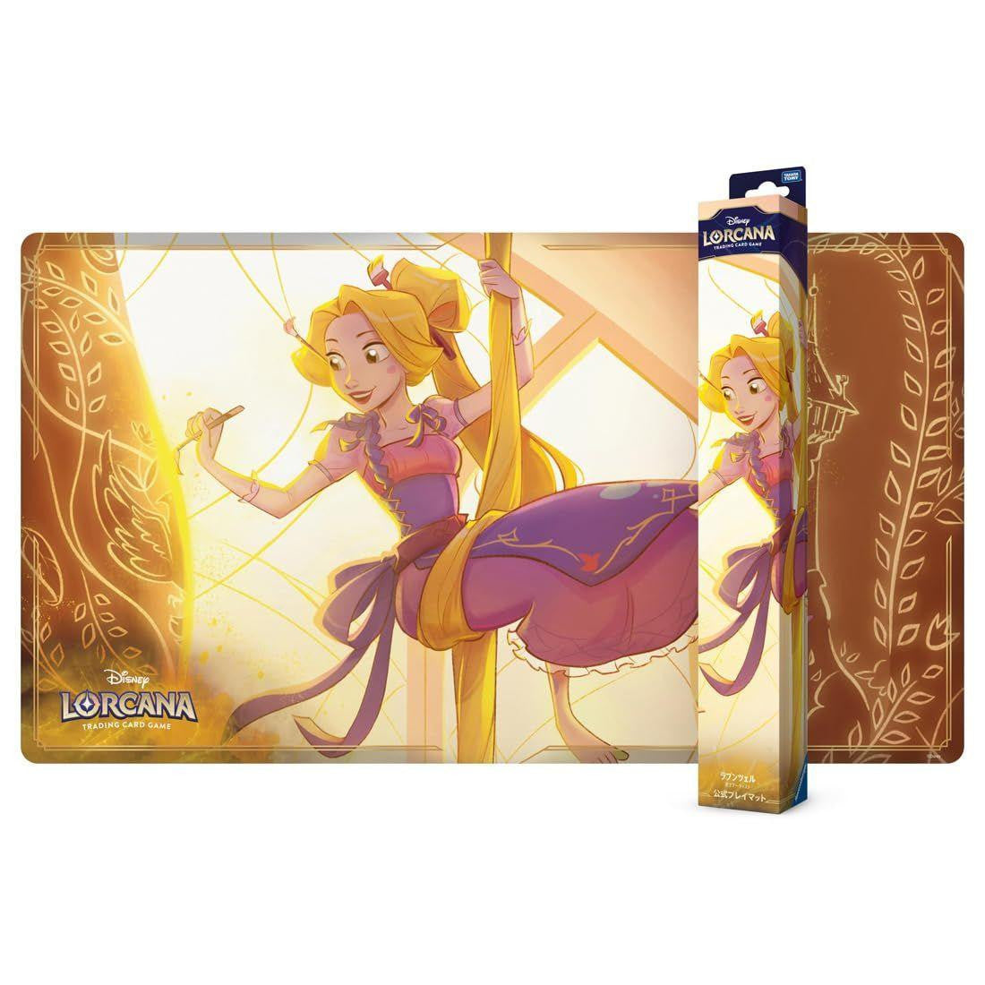 Takara Tomy Disney Lorcana TCG Japanese Version Official Playmat "Rapunzel, Gifted Artist"