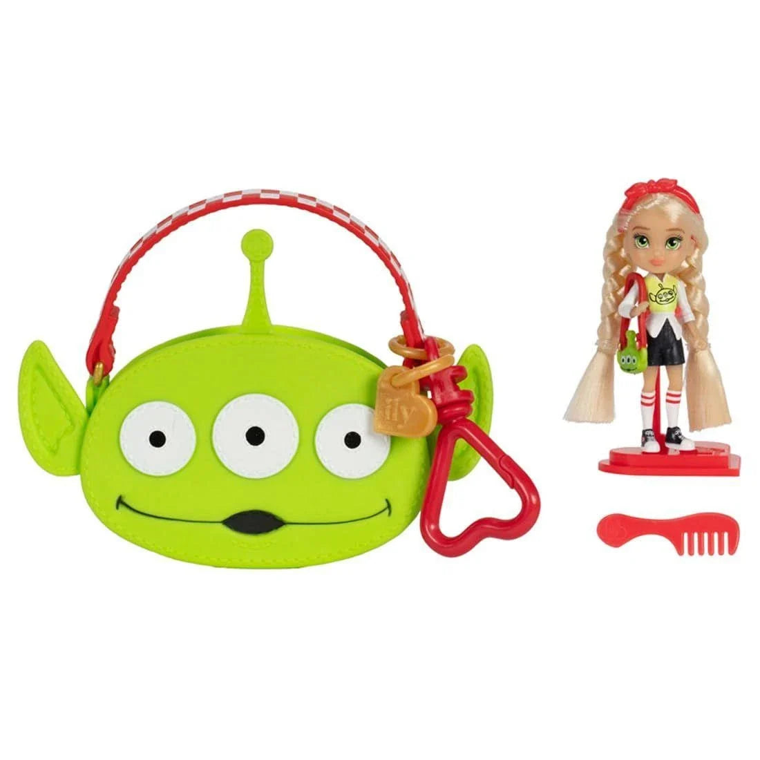 Takara Tomy Disney Tote Airy I Love Alien Collectable Doll And Bag