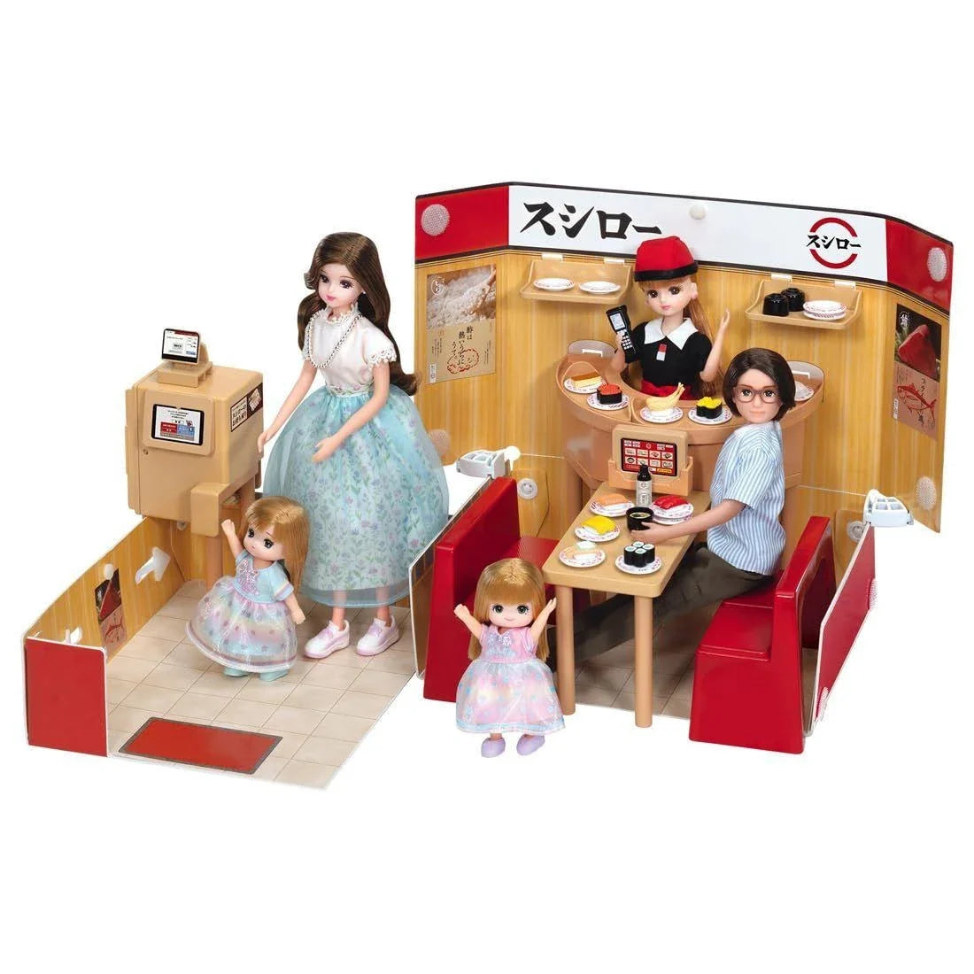 Takara Tomy Licca-Chan LF-12 Sushi Shop Playset