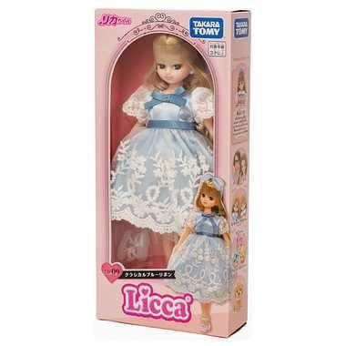 Takara Tomy Licca Doll Classical Blue Ribbon