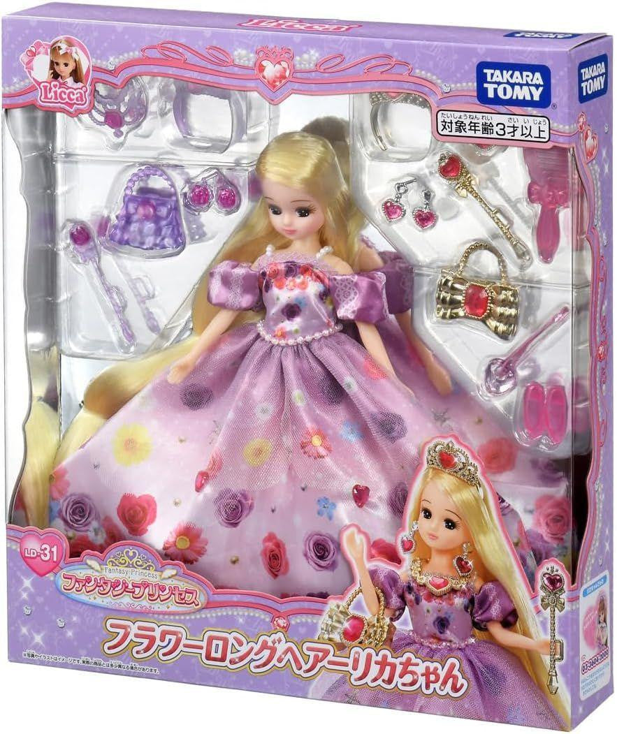Takara Tomy #Licca Doll #Fantasy Princess #Flower Long Hair #LD-31