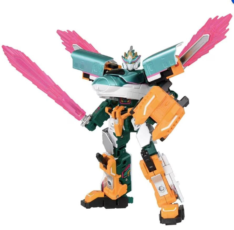 Takara Tomy Pla-Rail Shinkansen Henkei Robo Shinkalion Hayabusa And Trailer (Merging Robots)