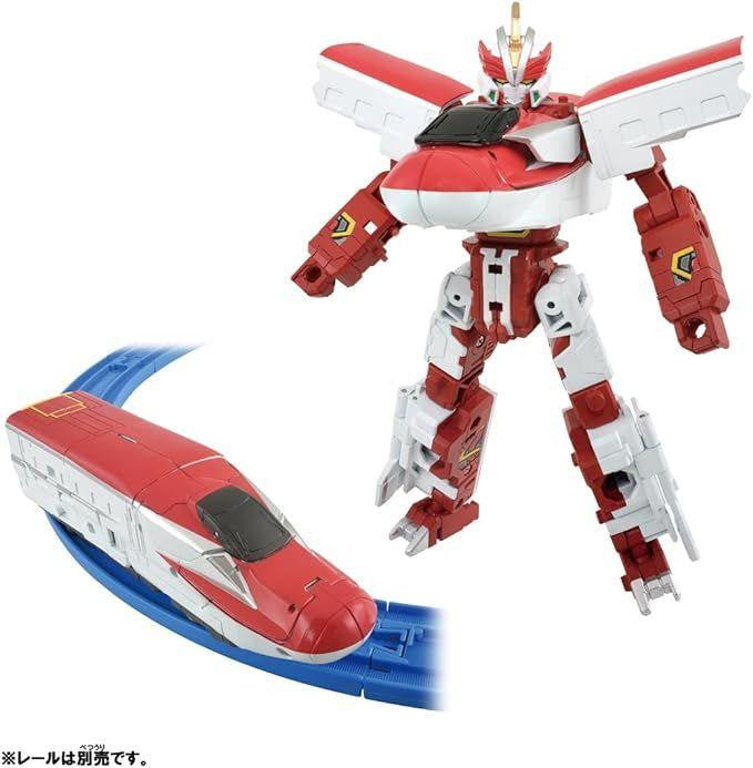Takara Tomy Pla-Rail Shinkansen Henkei Robo Shinkalion Komachi And Top Lifter (Merging Robots)