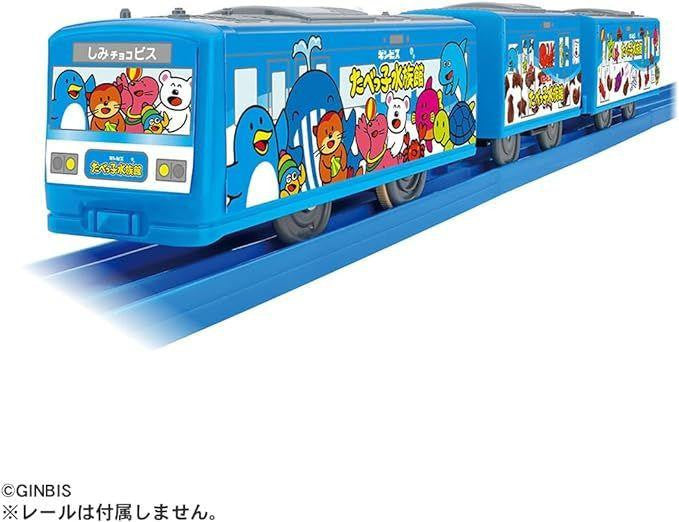Takara Tomy Pla-Rail Tabekko Animal Crackers Aquarium Decal Train