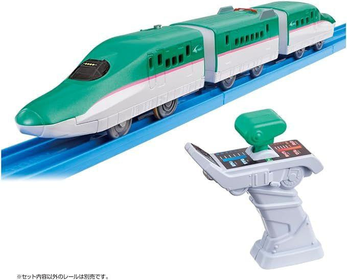 Takara Tomy Pla-Rail You Drive! Grip Mascon E5 Series Train And Controller Set Shinkansen Hayabusa
