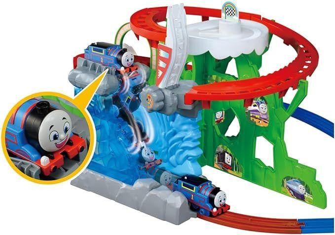 Takara Tomy Plarail GOGO Thomas Dive Into The Falls! Adventure Peak