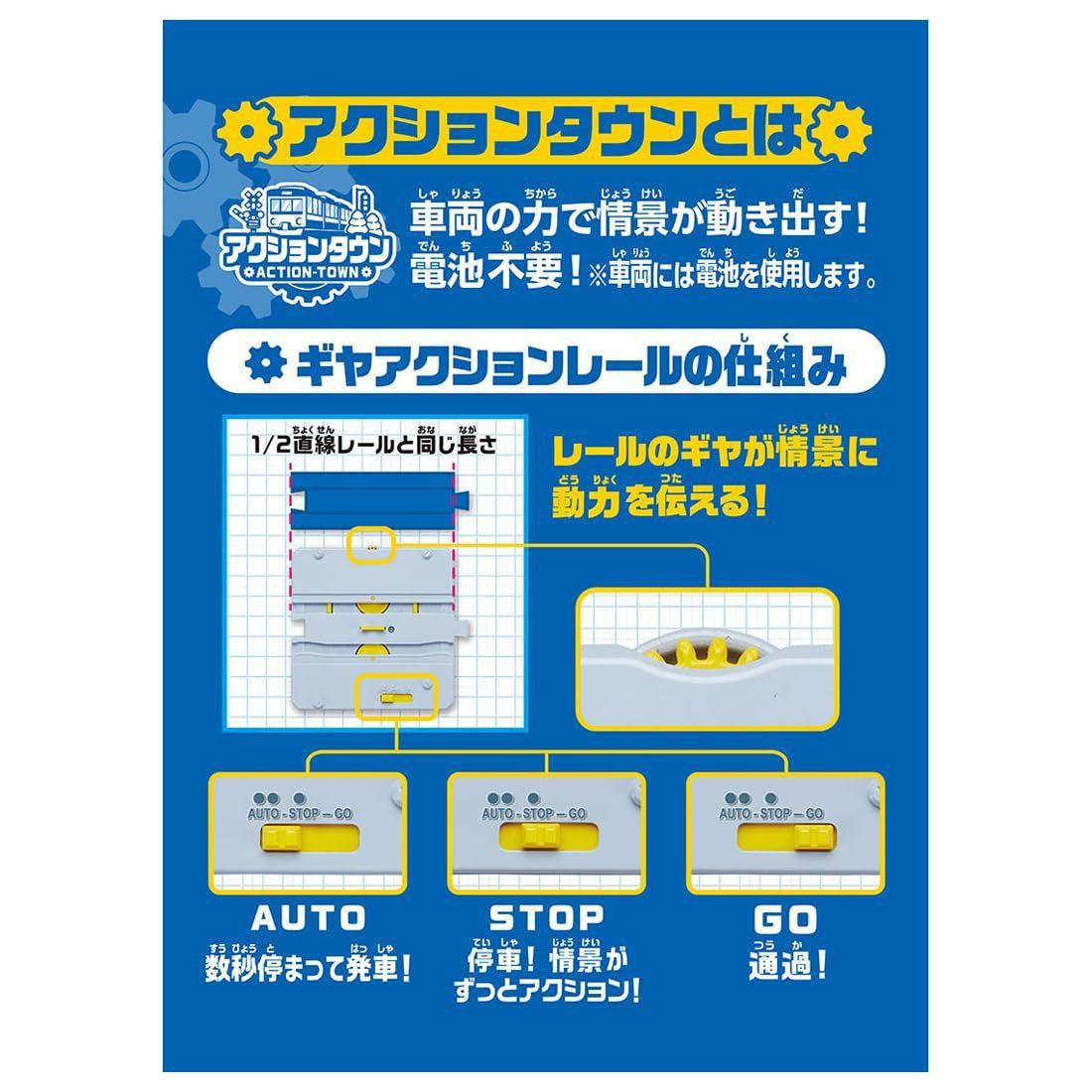  Takara Tomy Plarail J-31 Action Town Station Front Rotary