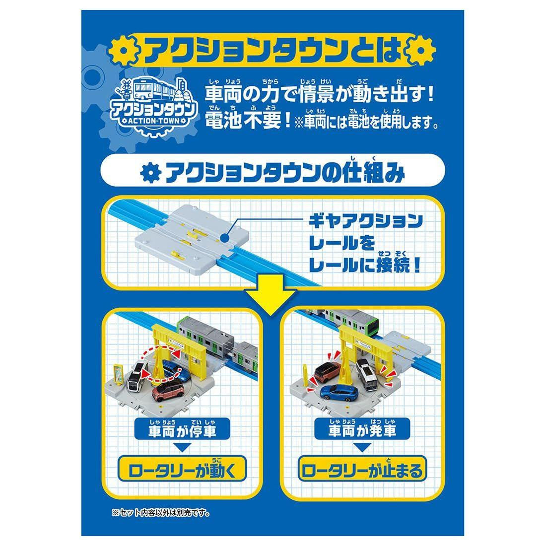  Takara Tomy Plarail J-31 Action Town Station Front Rotary