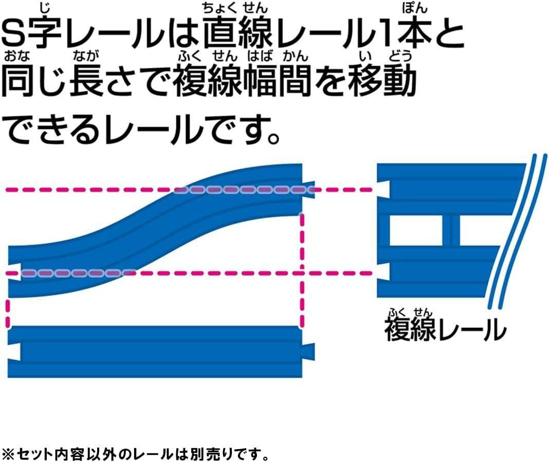 Takara Tomy Plarail R-29 S-shaped Rail
