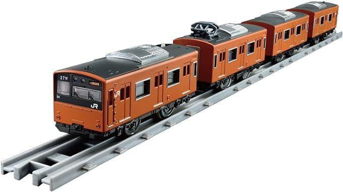 Takara Tomy Plarail Real Class Series 201 Commuter Train (JR West Japan Orange)