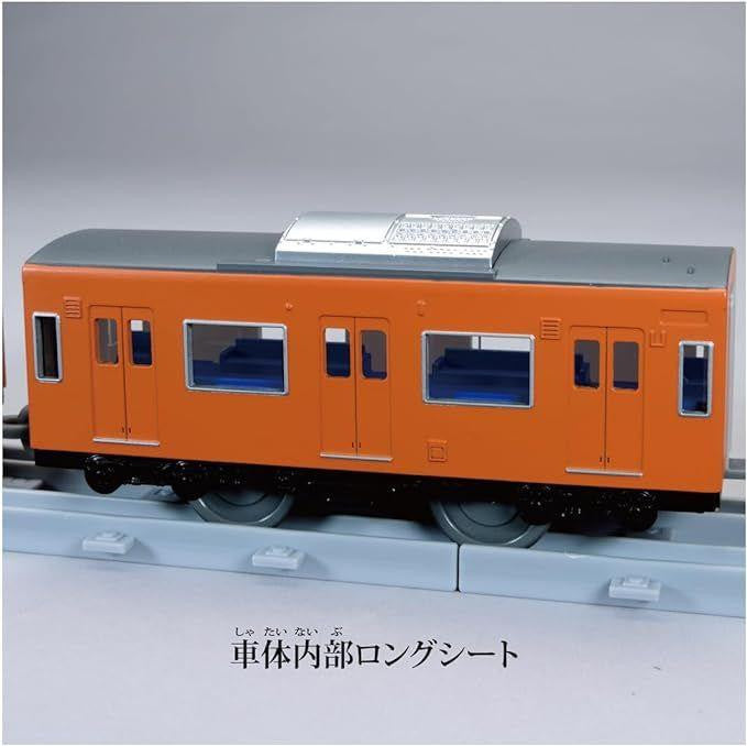 Takara Tomy Plarail Real Class Series 201 Commuter Train (JR West Japan Orange)