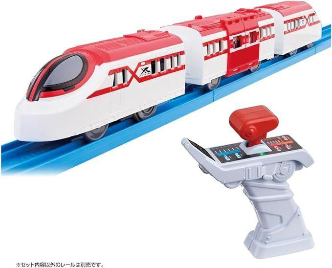 Takara Tomy Plarail You Drive! Grip Mascon Train And Controller Set Cross Liner