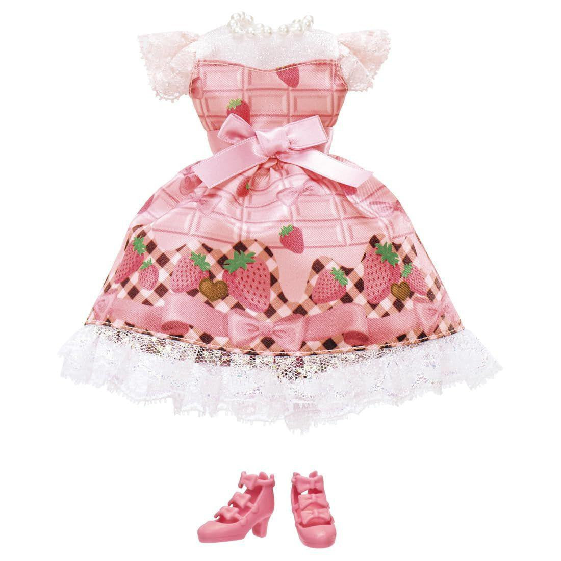Takara Tomy Rika-chan My First Dress LW-02 Strawberry And Ribbon