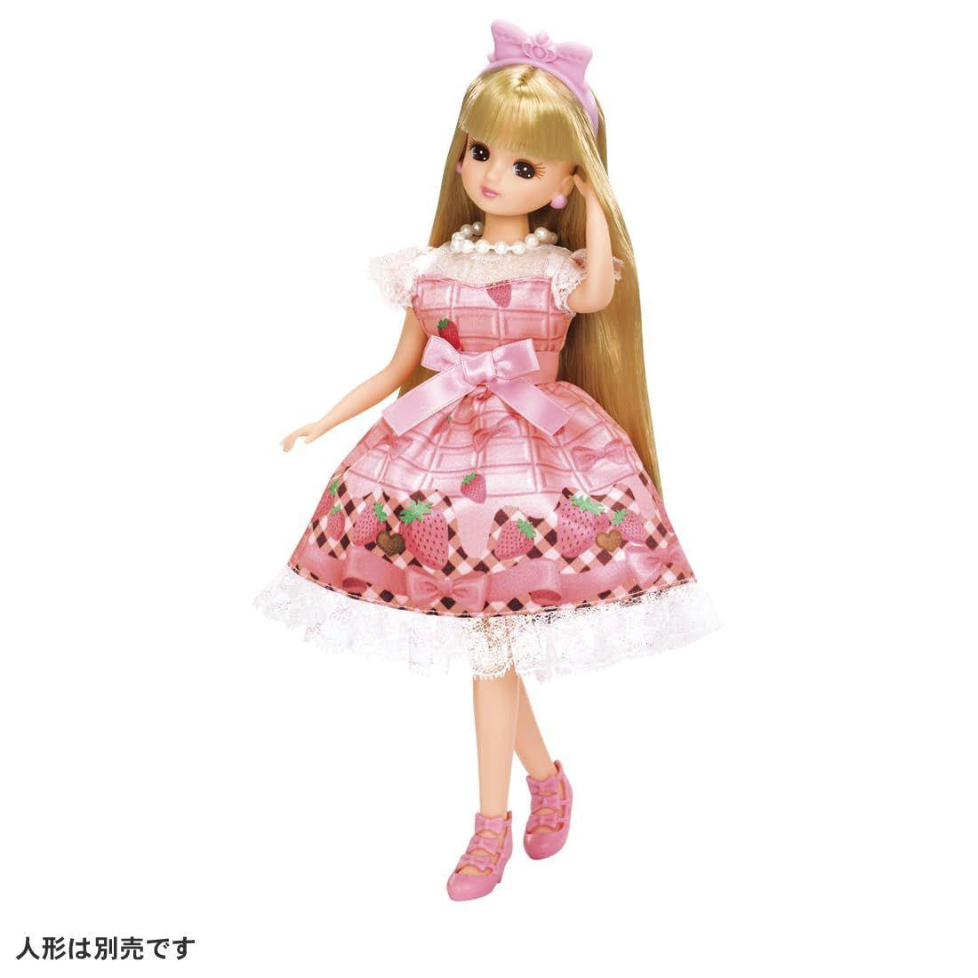 Takara Tomy Rika-chan My First Dress LW-02 Strawberry And Ribbon